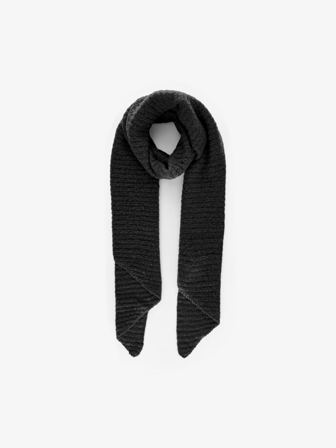 Køb Pcpyron Structured Long Scarf Noos Bc Black
