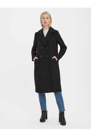 Vmclassberlin Long Wool Coat Cp Black
