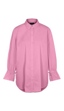 Pcessi Ls Oversized Skjorte D2D Prism Pink