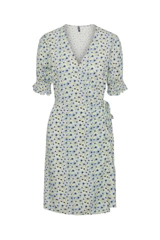 PCMALLE S/S WRAP DRESS KAC BFD Butterfly