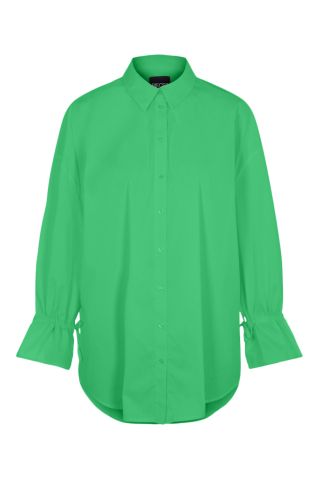 Pcessi Ls Oversized Skjorte D2d Irish Green
