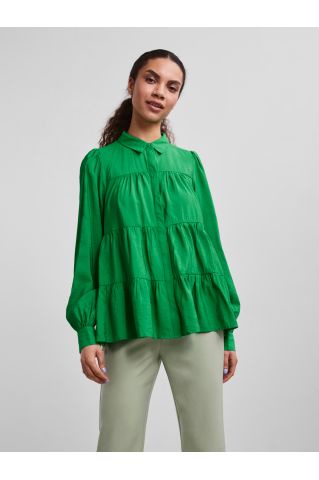 Yaspala Ls Shirt S. Noos Fern Green
