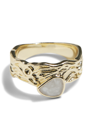 Fpdola Ring Plated D2d Gold Colour