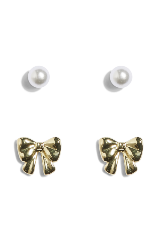 Fpfille 2-Pack Earrings Plated D2d Gold Colour