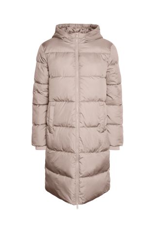 Pcbee New Long Puffer Jacket Bc Silver Mink