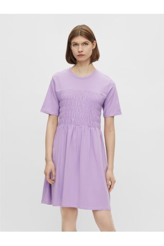 Pcchrissy Ss Dress D2D Bc Sheer Lilac