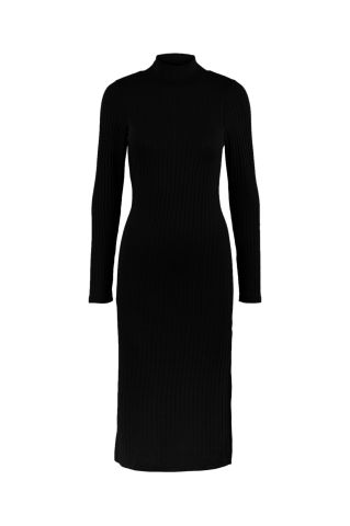 Pcfioni Ls Midi Dress D2d Black