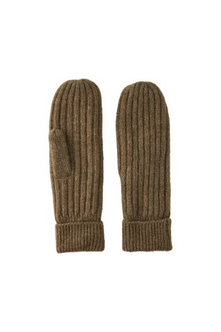 Pcjeslin Wool Mittens Noos Bc Fossil