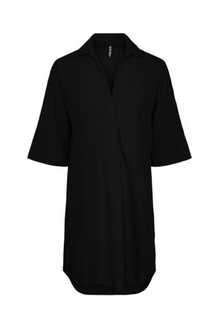 PCLANA 3/4 SHORT DRESS D2D Black