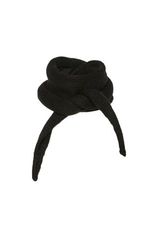Pclullu Mini Knit Scarf D2d Black
