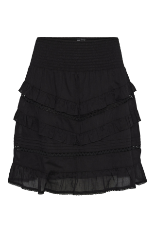 Pcmakenna mw mini skirt d2d Black