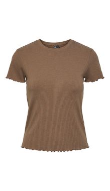PCNICCA SS O-NECK TOP NOOS Fossil