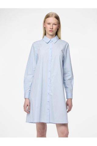 Pcpenny ls short shirt dress pwp mm Airy blue