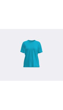 Pcria Ss Fold Up Solid Tee Noos Bc Blue Atoll