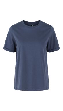 Pcria Ss Fold Up Solid Tee Noos Bc Ombre Blue