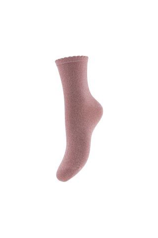Pcsebby Glitter Long 1 Pack Socks Noos Misty Rose