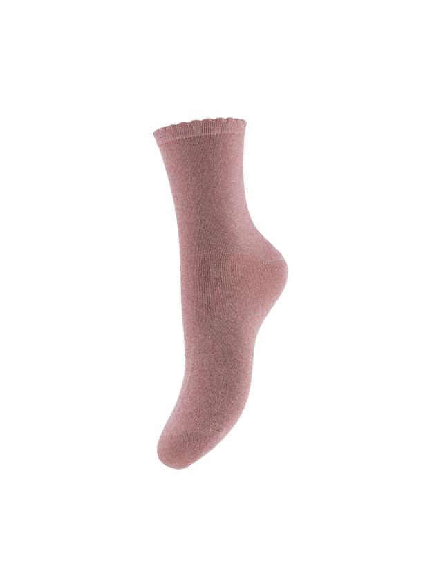 Pcsebby Glitter Long 1 Pack Socks Noos Misty Rose