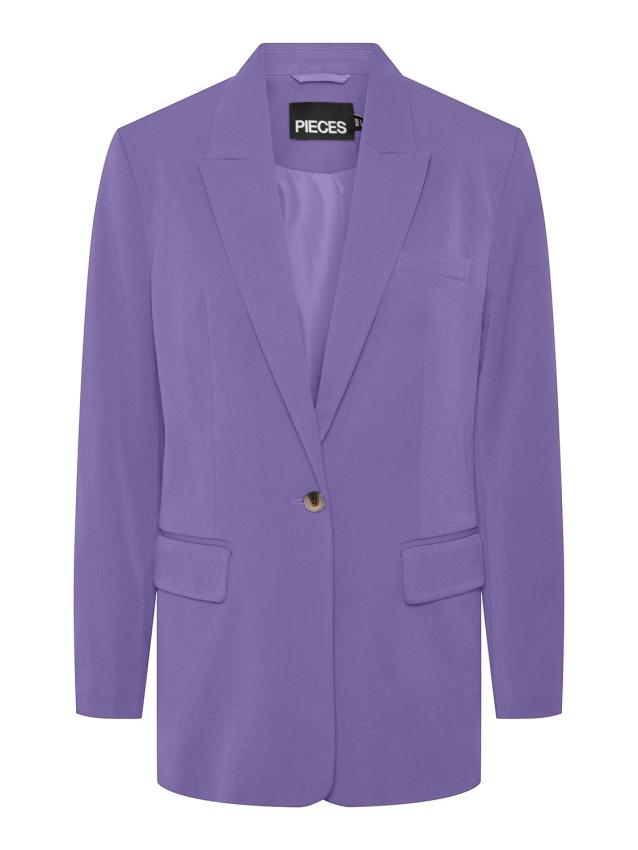 Pcserano Ls Oversized Blazer D2d Paisley Purple